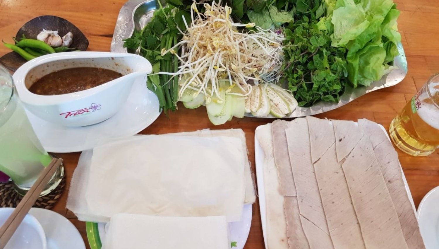 다낭 돼지고기 라이스페이퍼롤